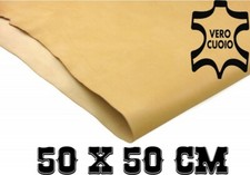 PELLE CUOIO DA LAVORARE 50 X 50 CM VARI SPESSORI E COLORI PELLAMI AL PEZZO 