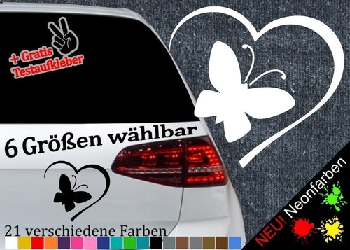 Adesivo cuore farfalla - , 6