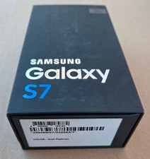 SCATOLA BOX VUOTO ORIGINALE SAMSUNG PER GALAXY S7  SM-G930F 32GB GOLD PLATINUM
