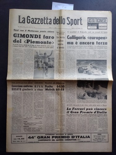 Gazzetta dello sport set - dello,