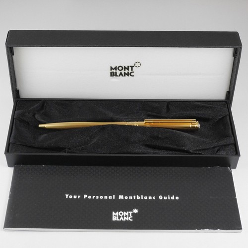Montblanc noblesse gold plated - montblanc,