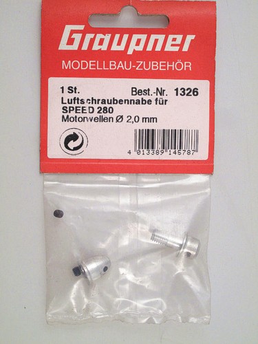 Graupner 1326 propeller - propeller, hub