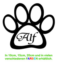 Adesivo zampe zampe di cane