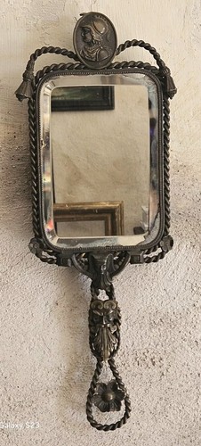 Specchio bronzo dorato 1800 - specchio,,