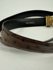 Cintura in pelle di struzzo