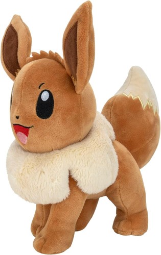 Peluche eevee pokemon - pokemon, 20cm