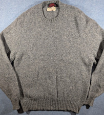 Vintage McGeorge of Scotland Sweater Mens Large Shetland Wool Made Scotland 90s