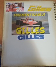 Album Gilles Villeneuve Formula 1 Raro Vintage Foto Autografi