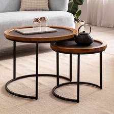 FineBuy Set di 2 Tavolini da