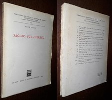 Saggio sul Jhering, Dino Pasini, 1°Ed. Giuffrè 1959.