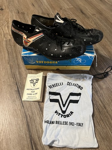 Scarpe ciclismo strada pelle
