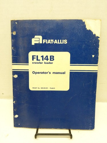 Fiat allis manuale operatore - fiat-allis,