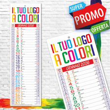 100 CALENDARI PERSONALIZZATI  OLANDESE SILHOUETTE CON LA TUA GRAFICA A COLORI