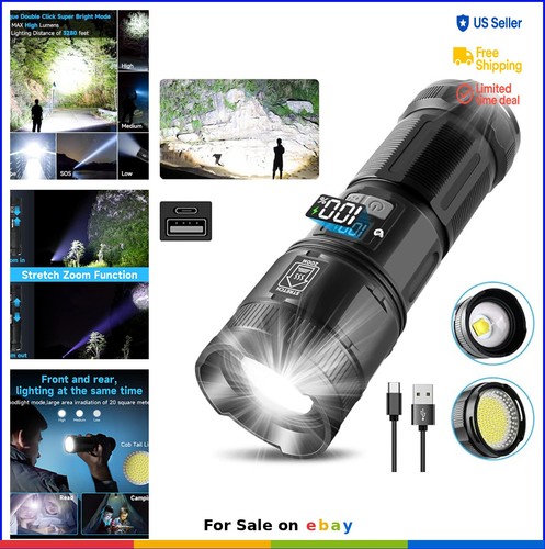 Torcia ricaricabile 3000 lumen