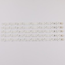 5pz Strisce LED per Toshiba 40L1333DB 40L3453DB ES390UNDC-01 VES400UNDS-02 03