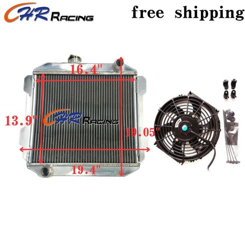 Radiatore ventola alluminio - +,