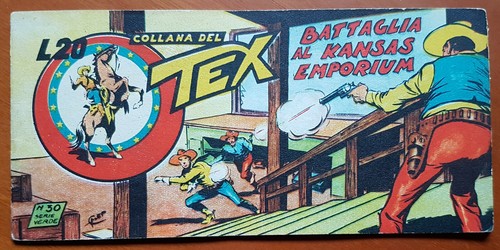 Tex striscia serie - serie, verde