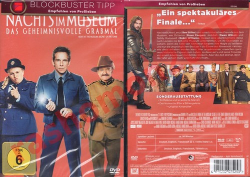 Dvd nachts museum das - dvd,