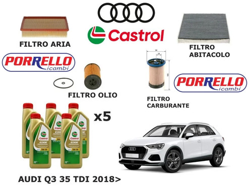 Kit tagliando audi 1 - kit, q3