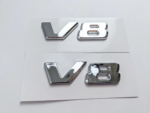 Emblema segno cromato - x, v8