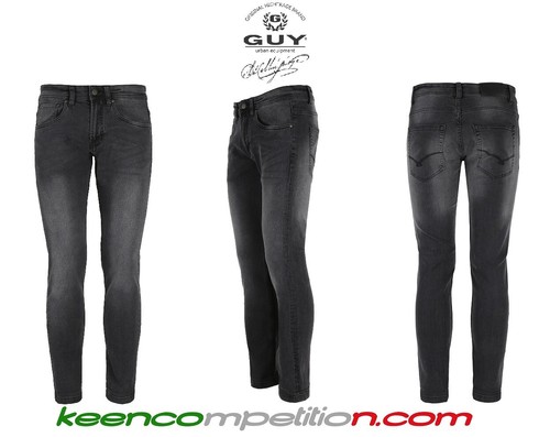 Guy jeans uomo nero slim - guy,