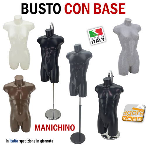 Manichino busto torso uomo - busto,