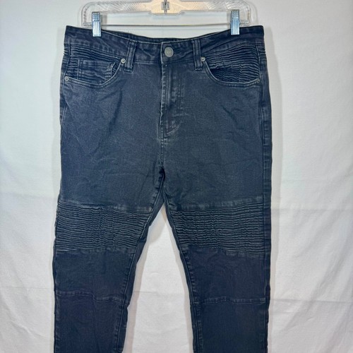 Jeans moto biker smoke - smoke, ash