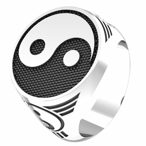 Anelli cinesi yin yang - yin,