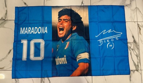 Bandiera napoli senza asta - senza,