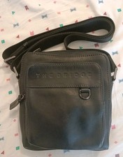 Borsello Uomo The Bridge Pelle Nera 