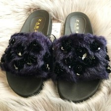 SANDALI BASSI ZARA NAVY