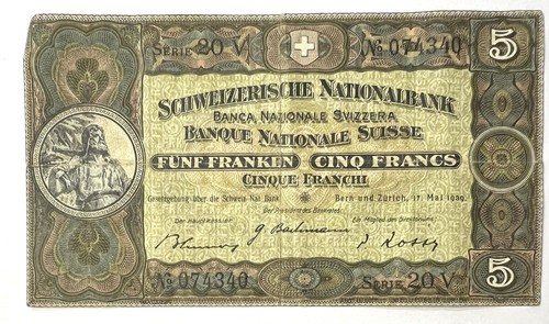 Banconota banca franchi - banca,