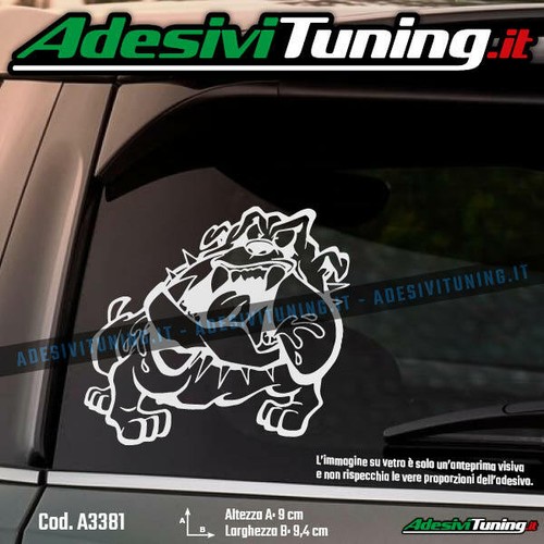 Adesivo bulldog cane sticker - adesivo,