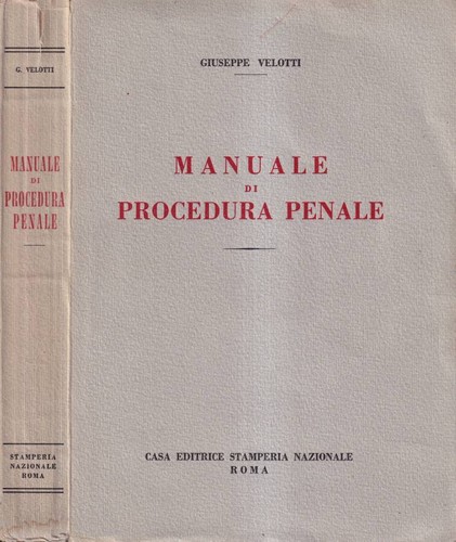 Manuale procedura penale - manuale, penale.