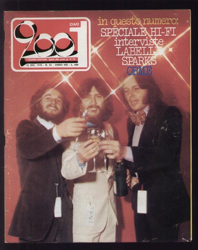 Ciao 2001 1976 orme - ciao, le
