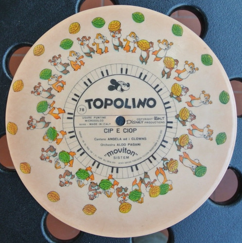 Vinile flexi disc - vinile, topolino-