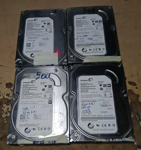 Lotto hard disk sata 500 - 4, gb