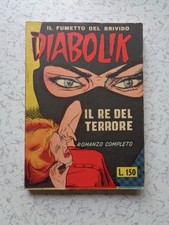 DIABOLIK PRIMA SERIE n° 1 DEL 1964 CON PUBBLICITA' STATO PIU' CHE OTTIMO PMD