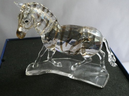 Swarovski boxed zebra - swarovski,