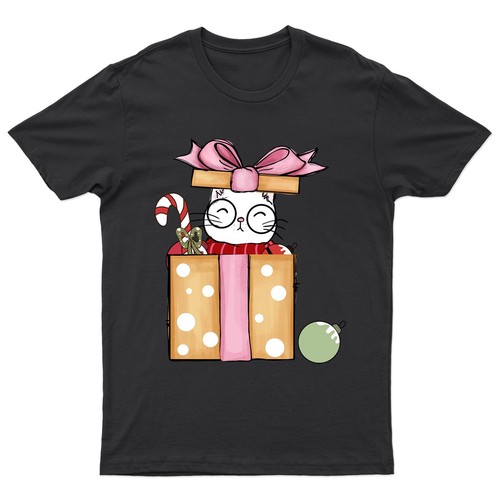 Maglietta gatto natale - gatto, di