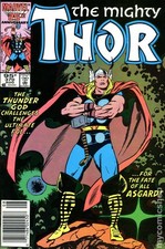 Thor Canadese Variante Prezzo #370 VG/FN 5.0 1986 Immagine Stock Basso Grado