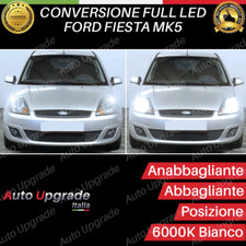 KIT LED ANABBAGLIANTI H4 + LUCI DI POSIZIONE T10 LED PER FORD FIESTA 2002 - 2008
