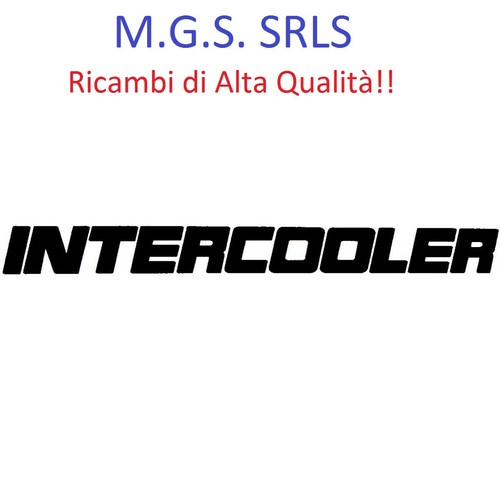 Kit adesivo intercooler nero - adesivo,