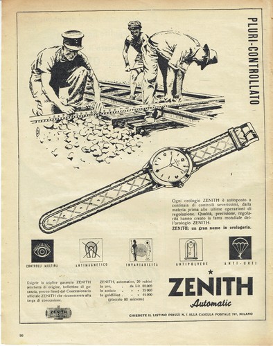 Zenith chrono orologio 1953 - chrono,