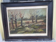 Astolfi ‘58 Paesaggio Autunnale. Olio Su Tavola. Misure cm 60 x 40