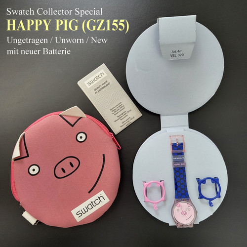 Orologio swatch happy - happy, pig