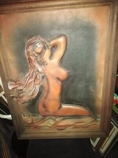 Quadro realizzato in cuoio