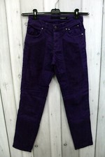 Jeans Jeckerson Donna Taglia 44 Viola Cotone Alcantara Woman Pantalone Italy 
