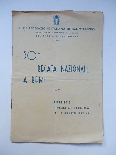 Canottaggio trieste 1942 - trieste, 50