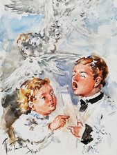 ALDO RAIMONDI: Bellissimo Acquerello, Firmato; Perfetto. STUPENDO!!!